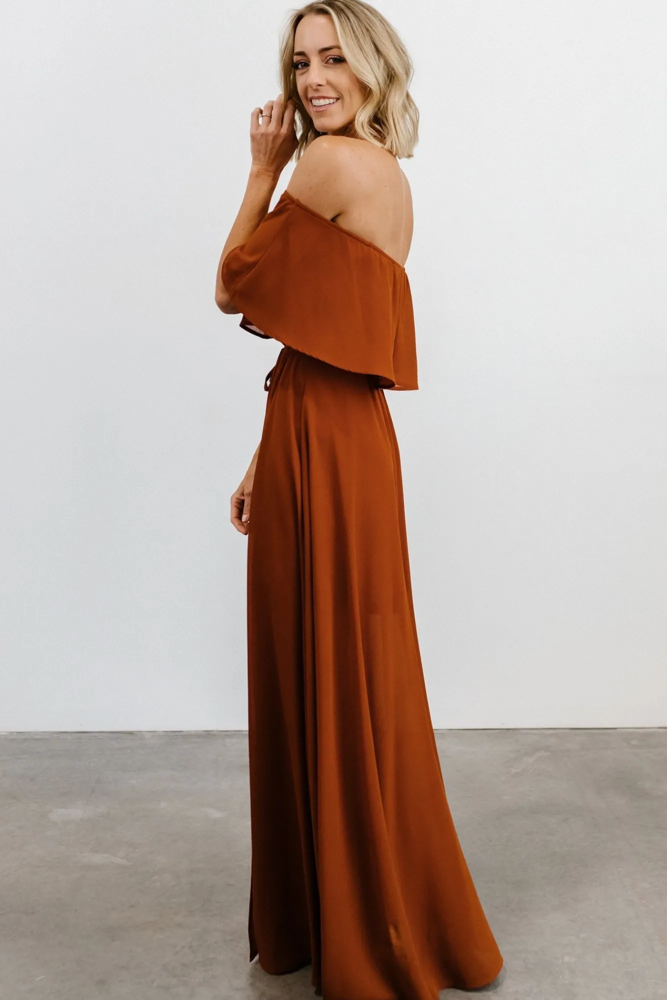 Baltic Born Victoria Off Shoulder Maxi Dress |