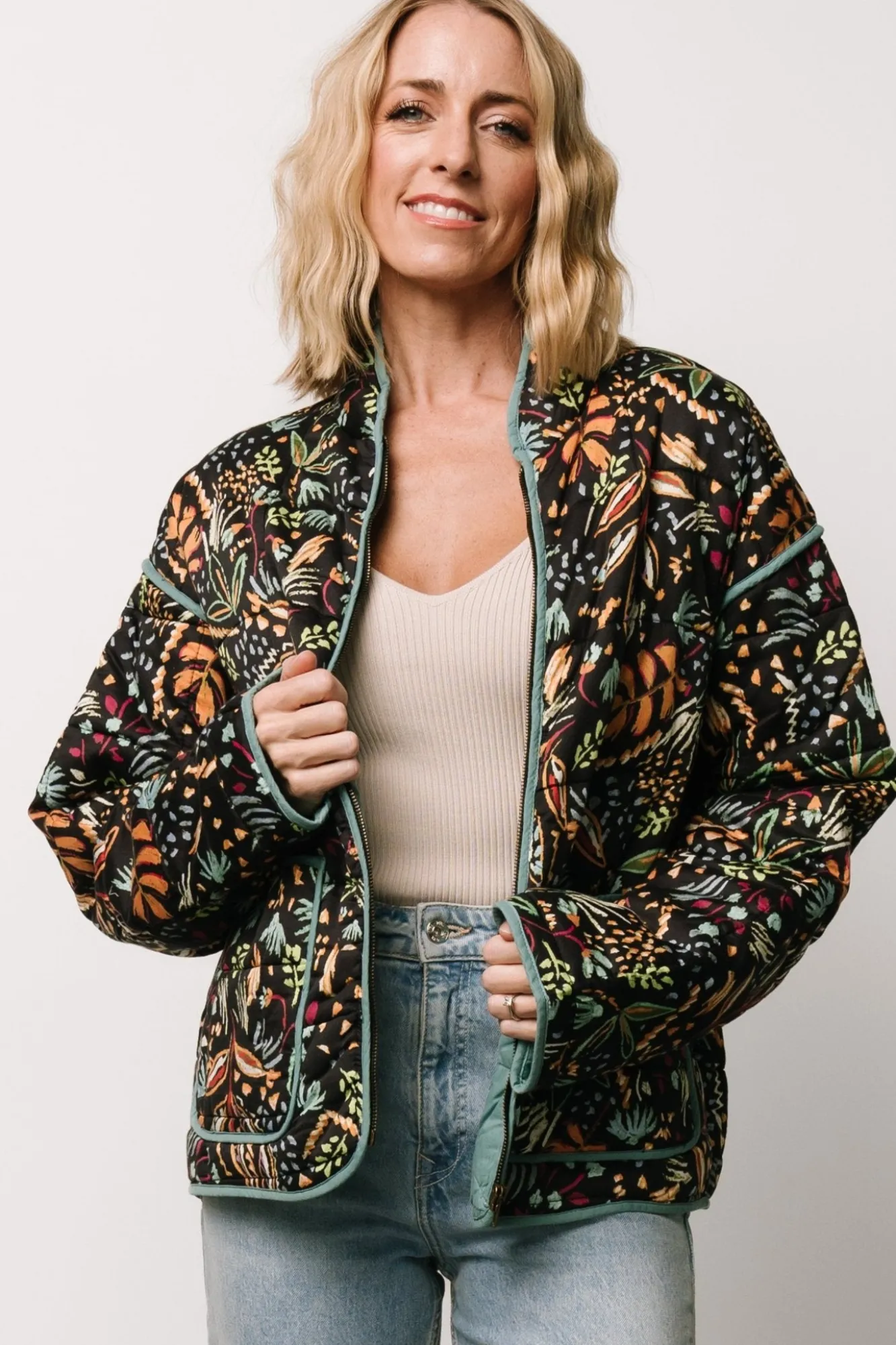 Baltic Born Vida Jacket | Black + Multi Print