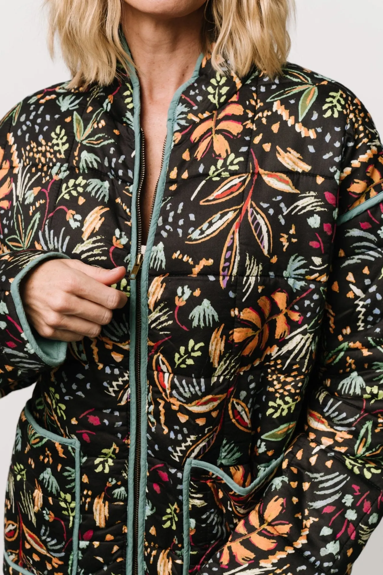 Baltic Born Vida Jacket | Black + Multi Print