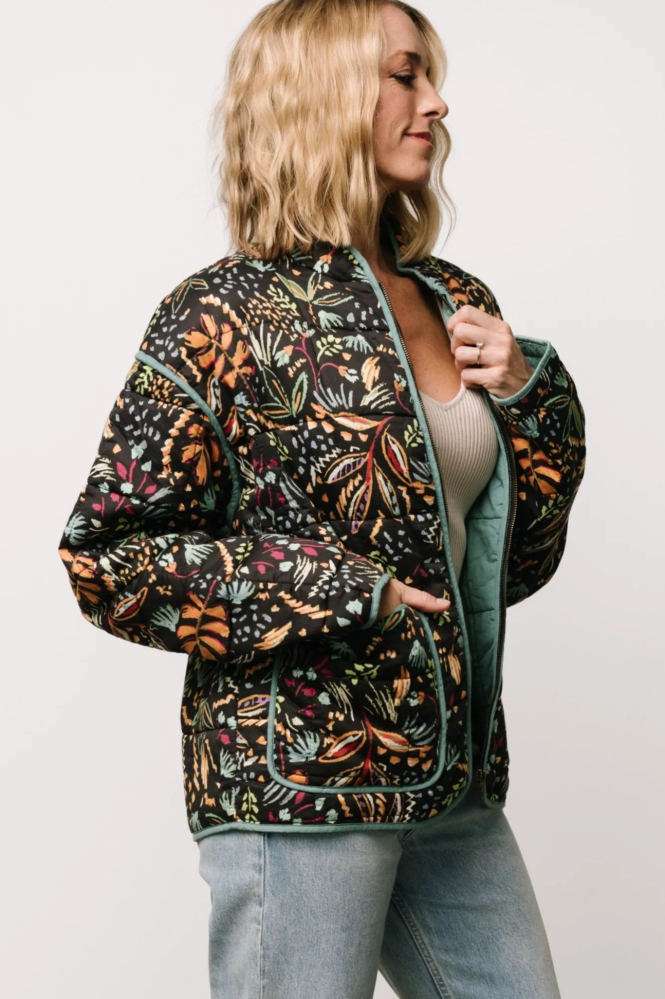 Baltic Born Vida Jacket | Black + Multi Print