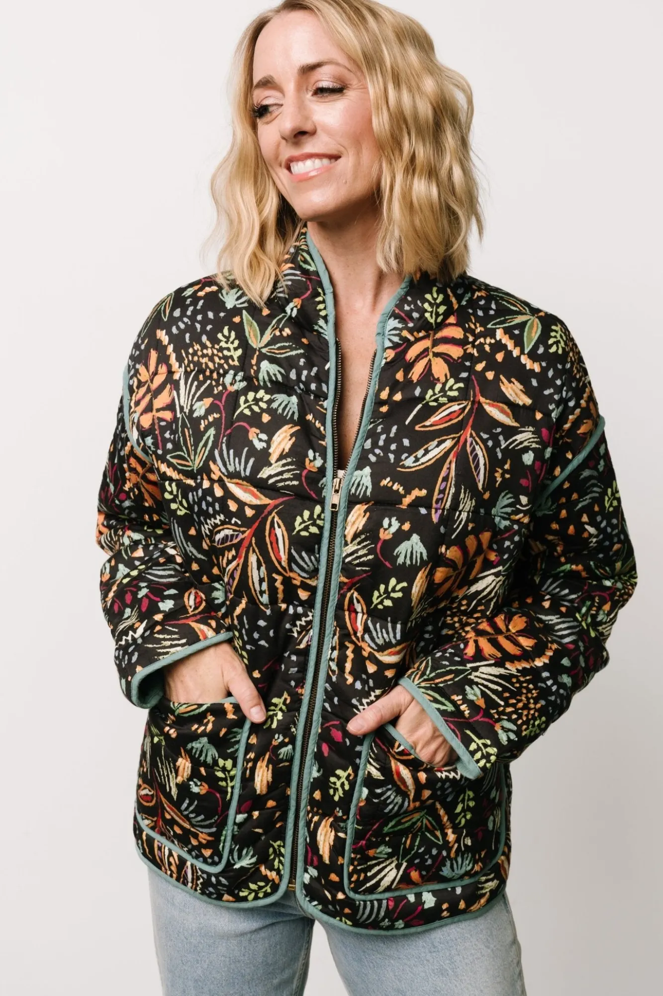 Baltic Born Vida Jacket | Black + Multi Print