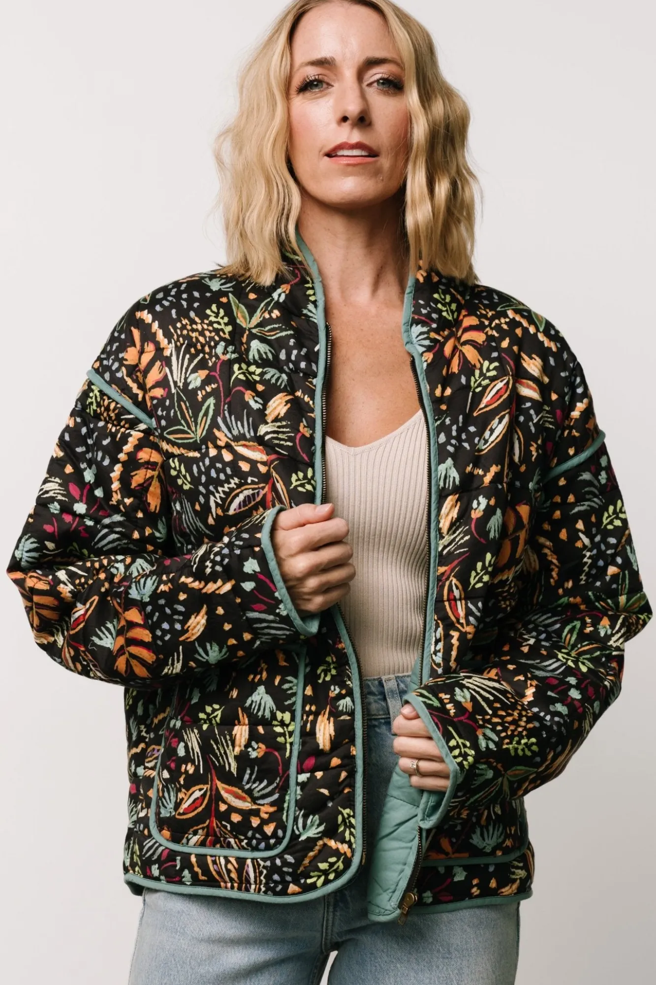 Baltic Born Vida Jacket | Black + Multi Print