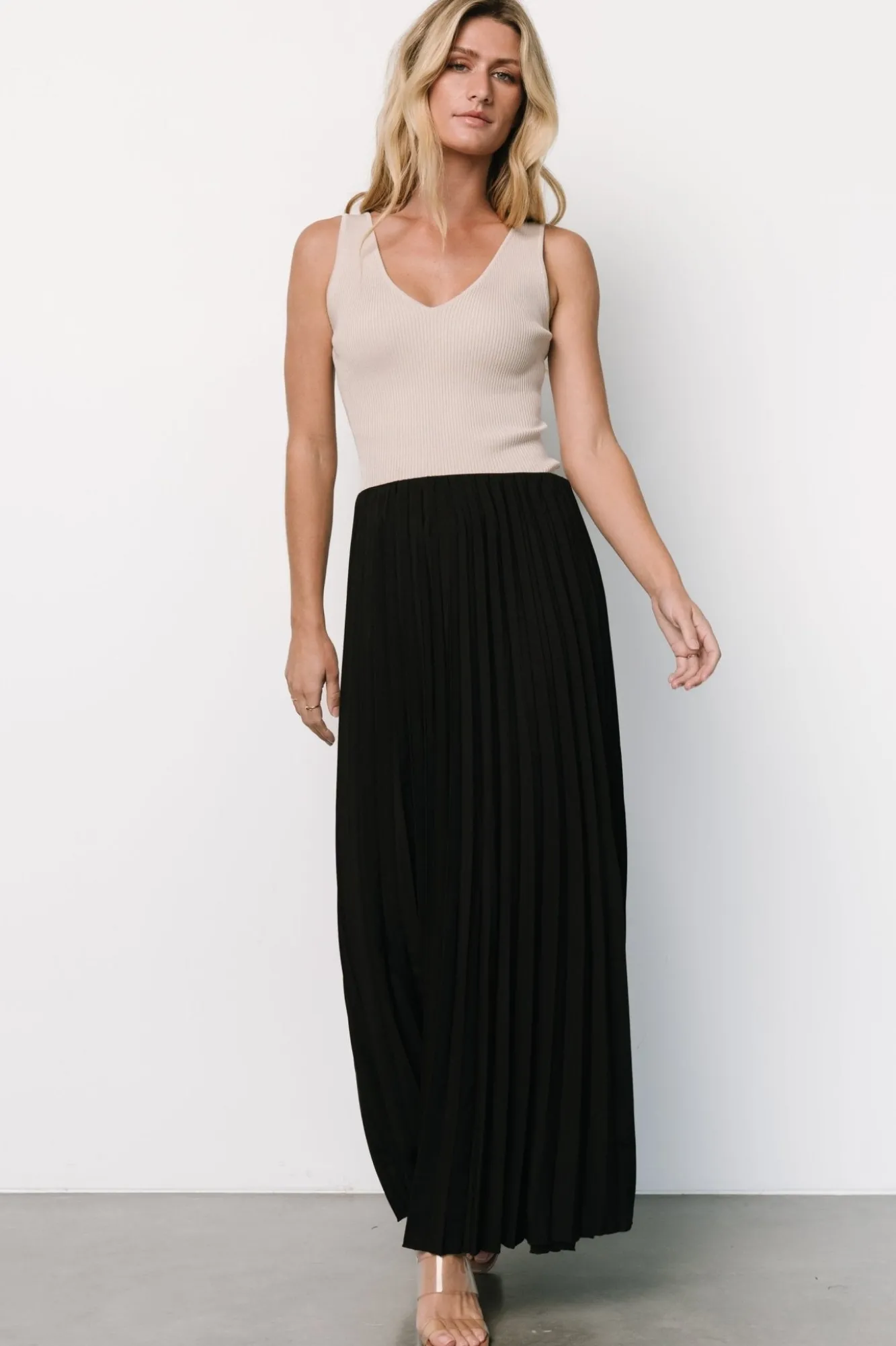 Baltic Born Vinny Pleated Maxi Skirt |