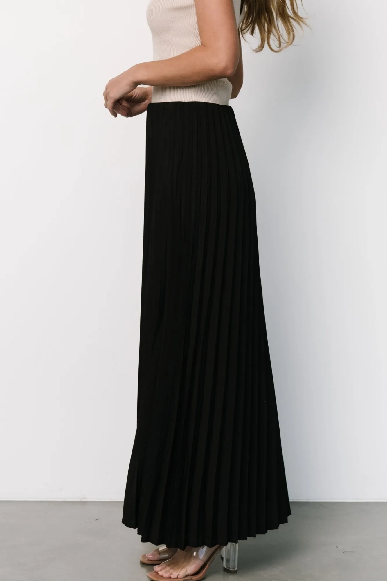 Baltic Born Vinny Pleated Maxi Skirt |