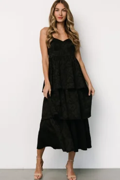 Baltic Born Violetta Embossed Tiered Dress |