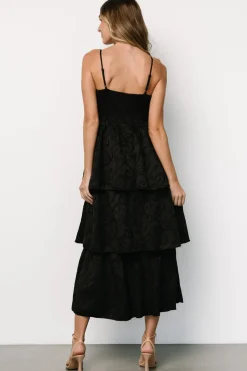 Baltic Born Violetta Embossed Tiered Dress |
