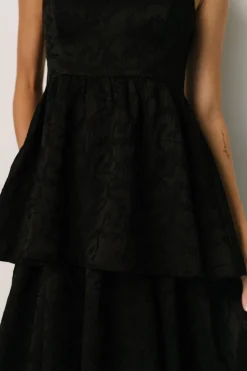 Baltic Born Violetta Embossed Tiered Dress |