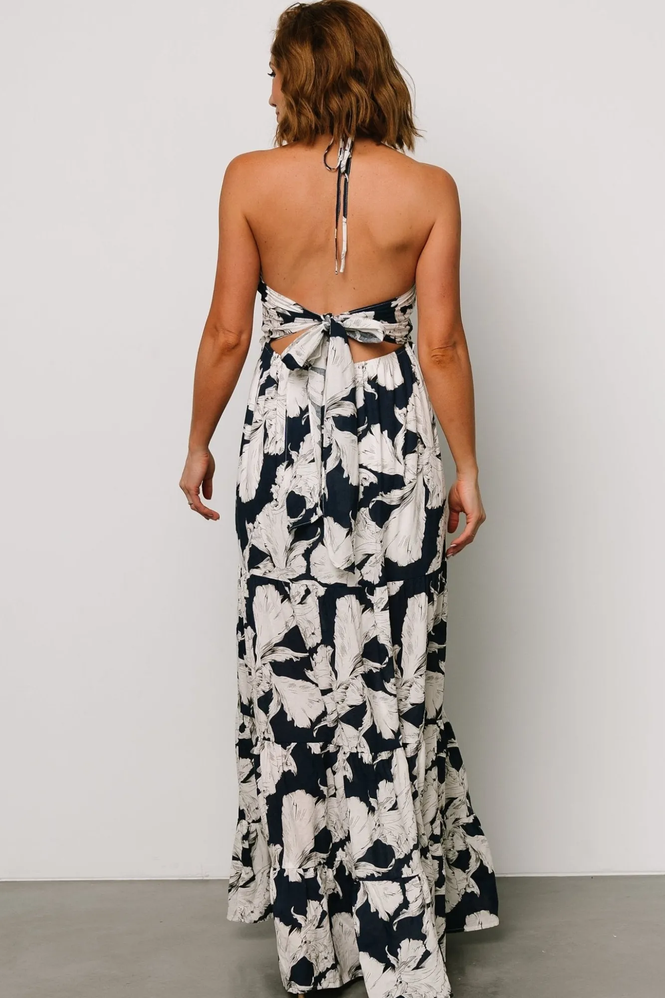 Baltic Born Visalia Maxi Dress | Navy + White