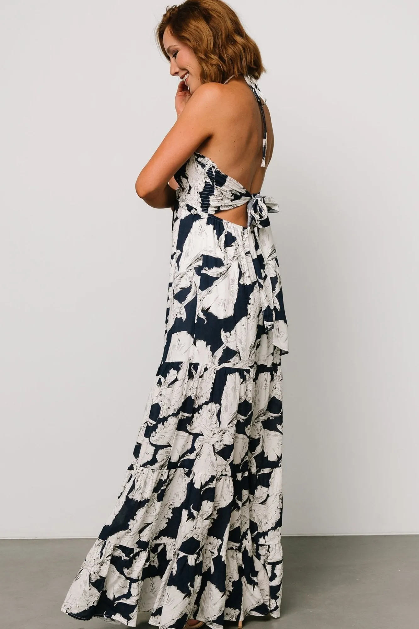 Baltic Born Visalia Maxi Dress | Navy + White