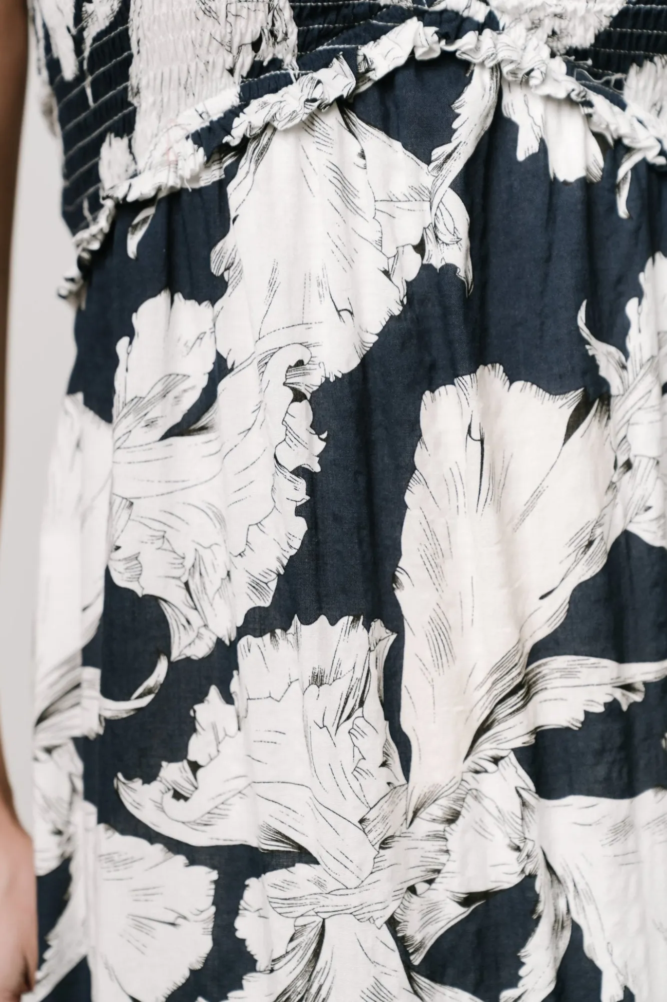 Baltic Born Visalia Maxi Dress | Navy + White