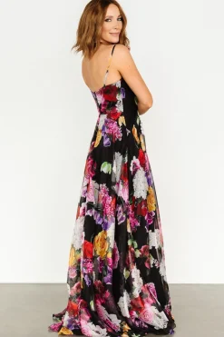 Baltic Born Vivienne Maxi Dress | Black Multi Floral
