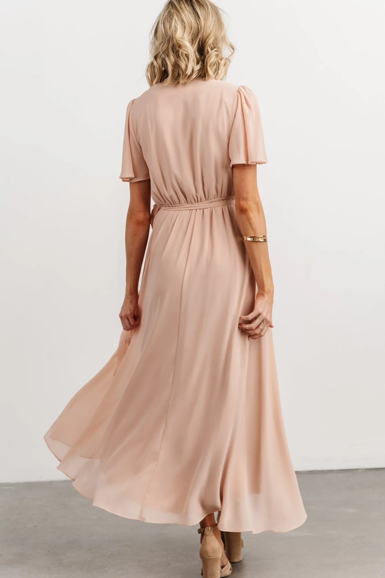 Baltic Born Waverly Wrap Dress | Dusty Blush