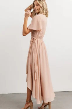 Baltic Born Waverly Wrap Dress | Dusty Blush