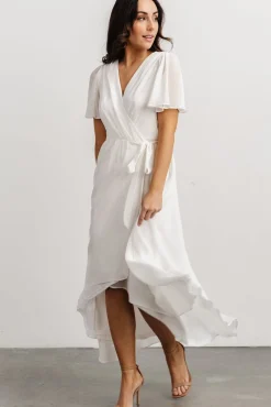 Baltic Born Waverly Wrap Dress | Off White