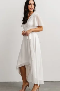 Baltic Born Waverly Wrap Dress | Off White