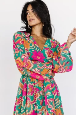 Baltic Born Wesley Mini Dress | Green Multi