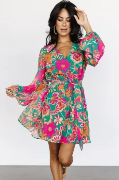 Baltic Born Wesley Mini Dress | Green Multi