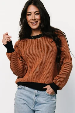 Baltic Born Winifred Ribbed Sweater | Black + Spice