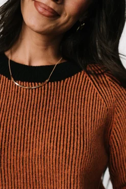 Baltic Born Winifred Ribbed Sweater | Black + Spice
