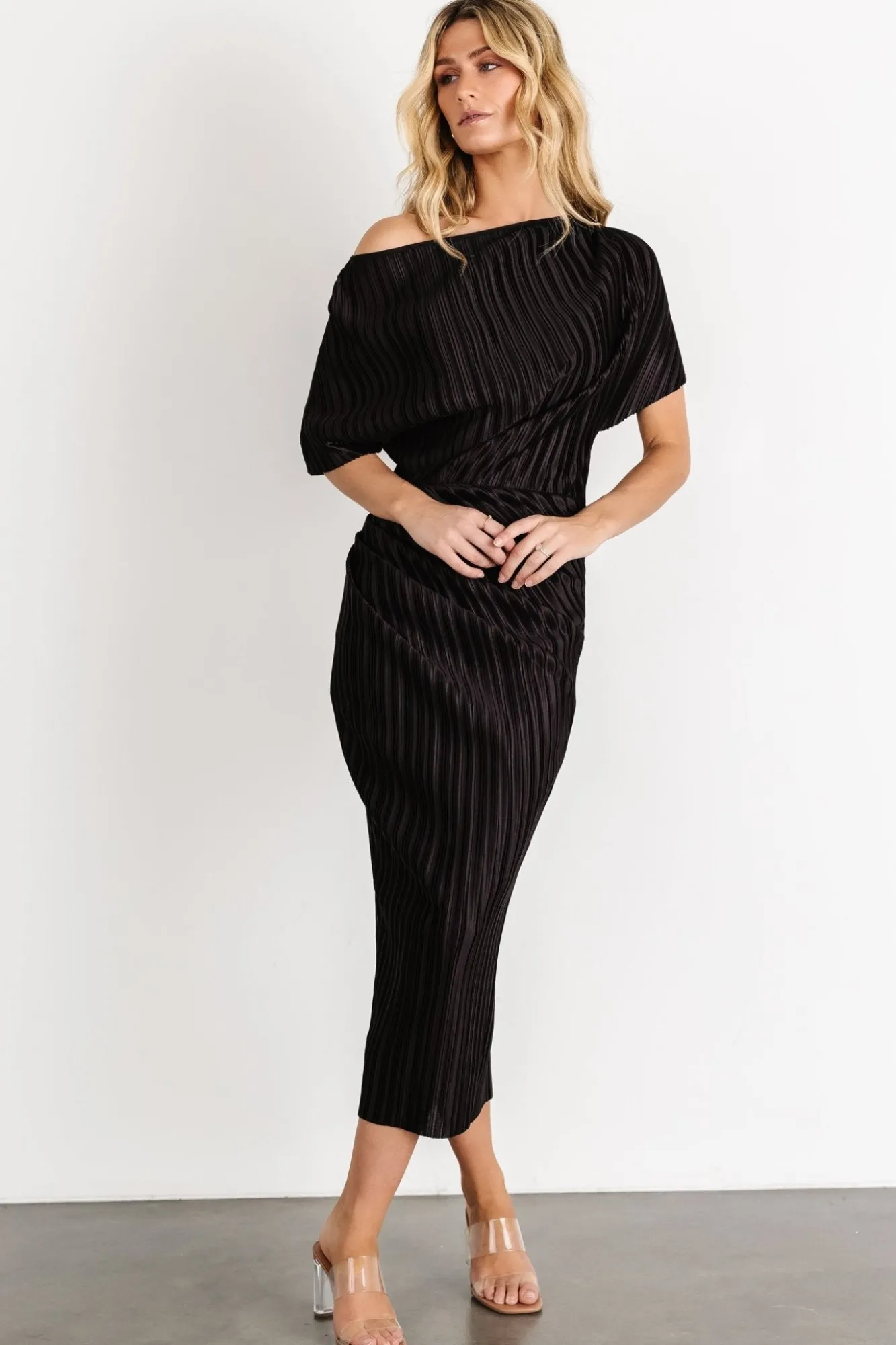 Baltic Born Winslow Pleated Midi Dress |