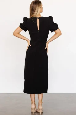Baltic Born Younge Puff Sleeve Midi Dress |