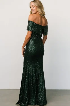 Baltic Born Yvonne Off Shoulder Sequin Gown |