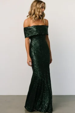 Baltic Born Yvonne Off Shoulder Sequin Gown |