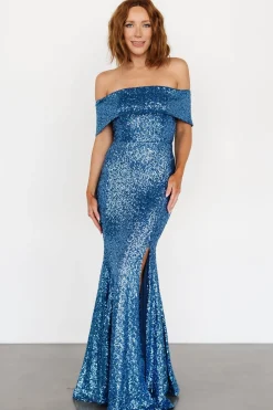 Baltic Born Yvonne Off Shoulder Sequin Gown |