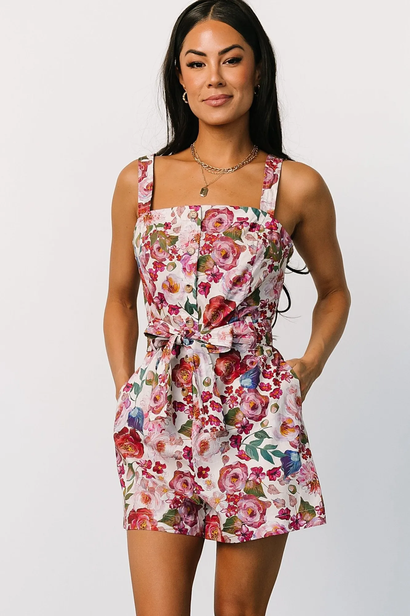 Baltic Born Zariah Romper | Multi Floral