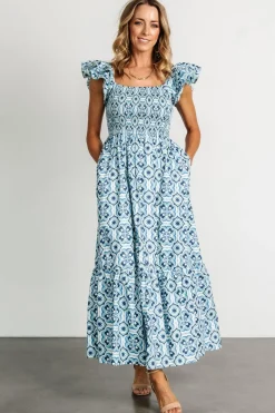 Baltic Born Zoey Smocked Maxi Dress | Blue Print