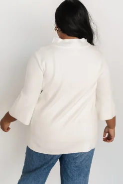 Baltic Born Zola Bell Sleeve Sweater | Off White