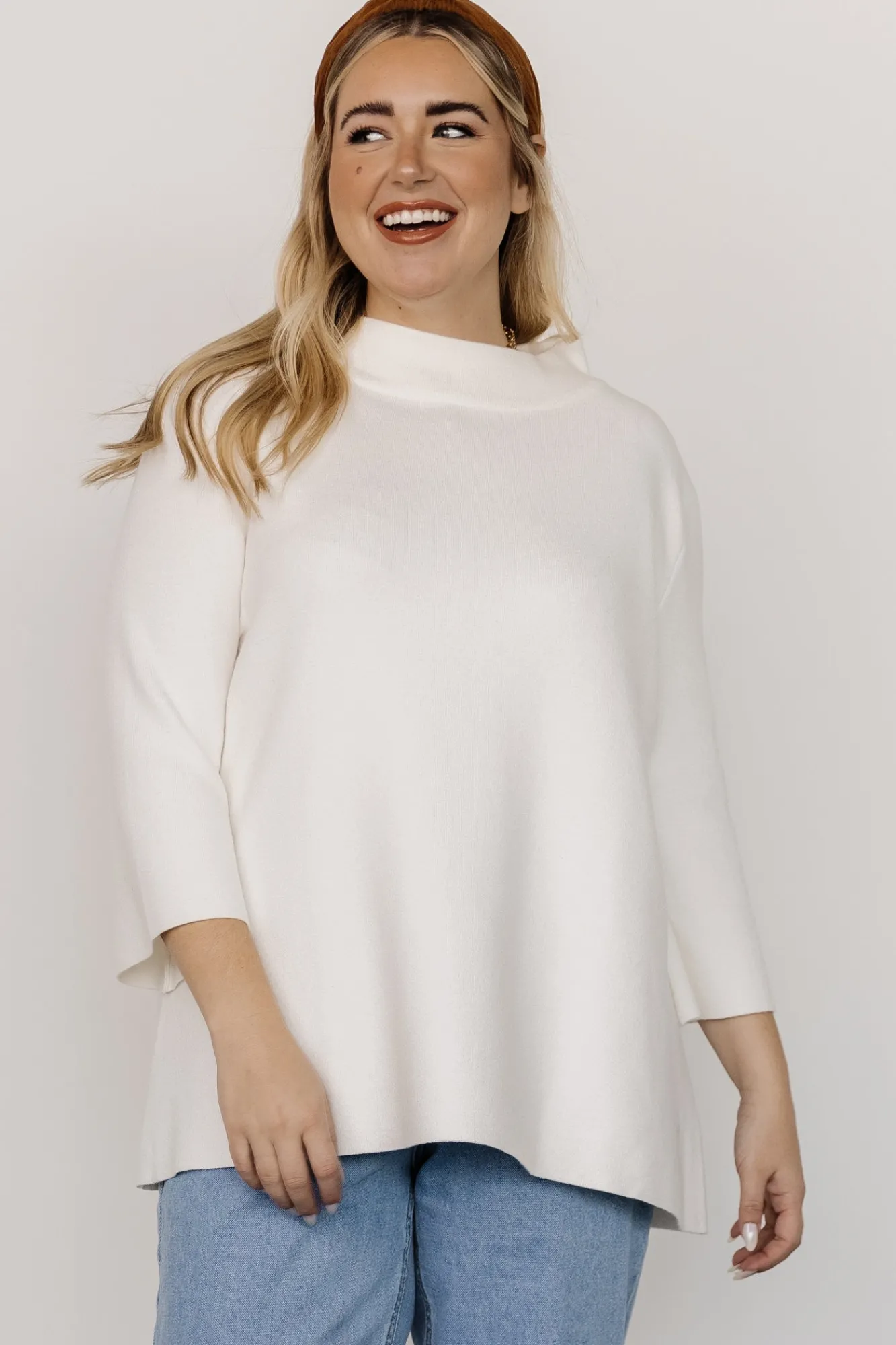 Baltic Born Zola Bell Sleeve Sweater | Off White