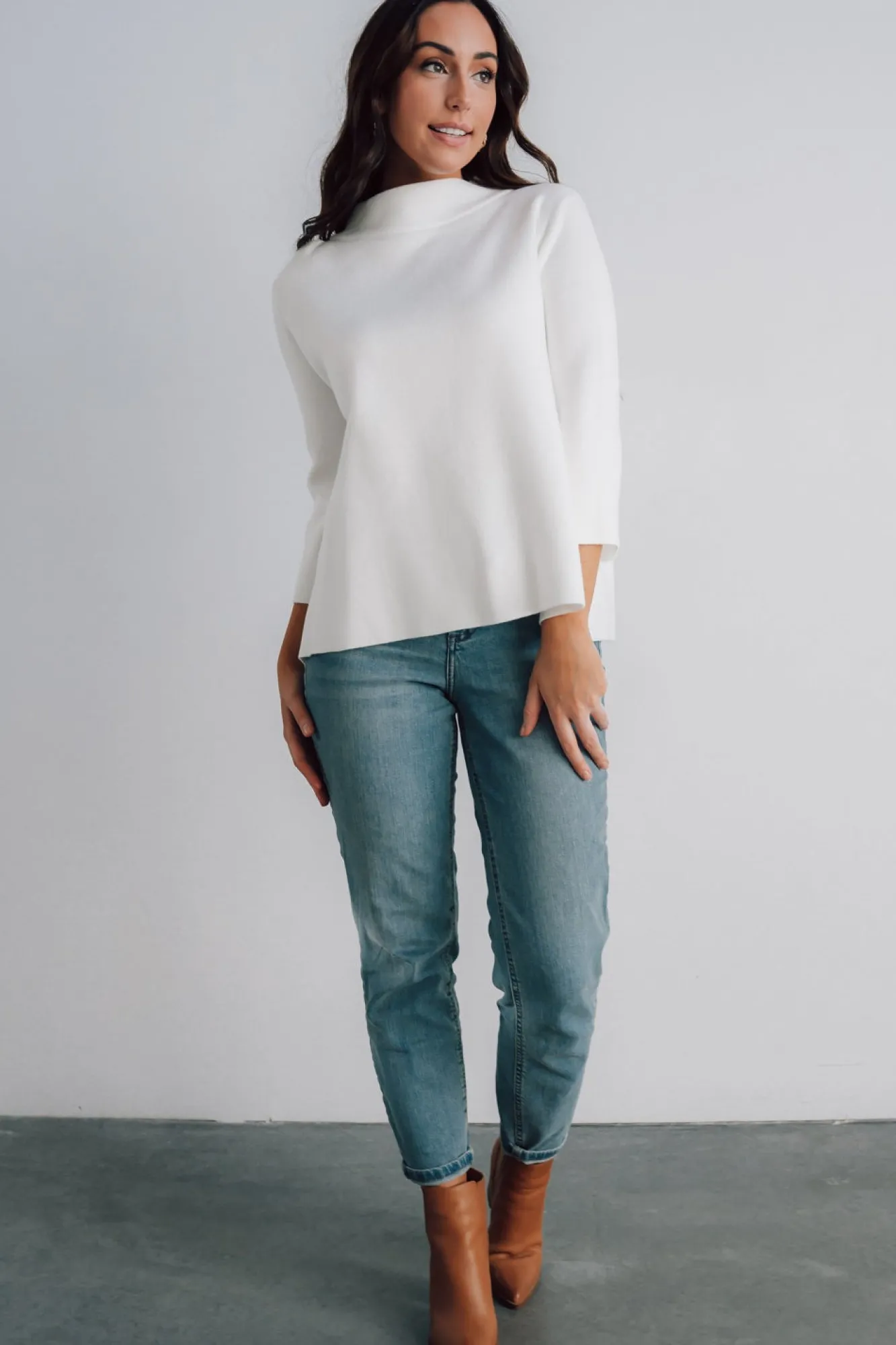 Baltic Born Zola Bell Sleeve Sweater | Off White